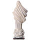 Estatua Virgen Medjugorje vestido blanco 60 cm resina pintada s7