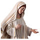 Imagem Nossa Senhora de Medjugorje veste branca resina pintada 60 cm s2