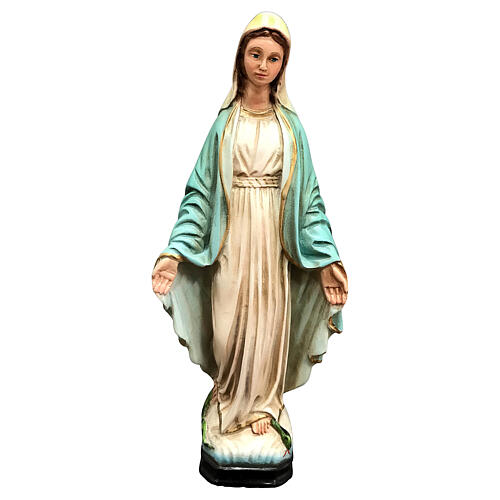 Statue of Our Lady of Miracles 20 cm painted resin | online sales on ...