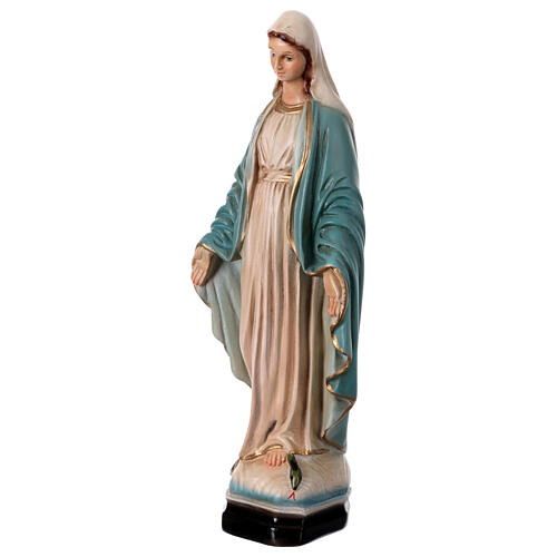 Statue of Our Lady of Miracles 20 cm painted resin 2