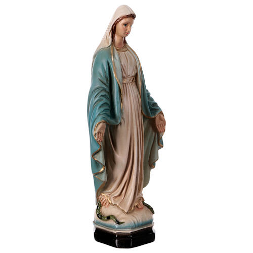 Statue of Our Lady of Miracles 20 cm painted resin 3