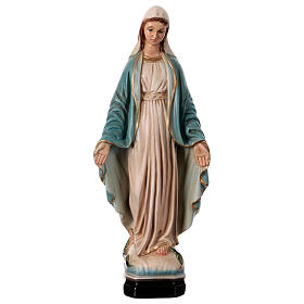 Statua Madonna Miracolosa 20 cm resina dipinta