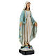 Estatua Virgen Milagrosa serpiente 25 cm resina pintada s4