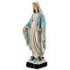 Statue Vierge Miraculeuse avec serpent 25 cm résine peinte s3