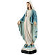 Statue of Our Lady of Miracles gold star 30 cm painted resin s2
