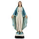 Statua Madonna Miracolosa stelle dorate 30 cm resina dipinta s1