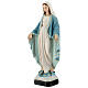 Statua Madonna Miracolosa stelle dorate 30 cm resina dipinta s2