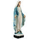 Imagem Nossa Senhora das Graças manto azul claro resina pintada 30 cm s3
