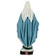 Blessed Mary statue golden stars 30 cm painted resin s4