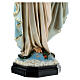 Statue Vierge Miraculeuse manteau bleu 35 cm résine peinte s5
