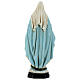 Statue Vierge Miraculeuse manteau bleu 35 cm résine peinte s6