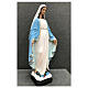 Imagem Nossa Senhora da Medalha Milagrosa manto azul claro detalhes dourados resina pintada altura 60 cm s5