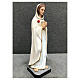 Estatua Virgen Rosa Mística detalles oro 38 cm resina pintada s5