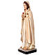 Statue Notre-Dame Rose Mystique détails or 38 cm résine peinte s4