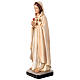 Statua Madonna Rosa Mistica dettagli oro 38 cm resina dipinta s4