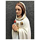 Figura Madonna Róża Mistyczna szczegóły złote 38 cm żywica malowana s6