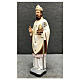 Statue of St. Ambrose episcopal symbols 30 cm painted resin s3
