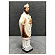 Statue of St. Ambrose episcopal symbols 30 cm painted resin s5