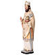 Statue of St. Ambrose episcopal symbols 30 cm painted resin s2