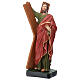 Statua Sant'Andrea croce 44 cm resina dipinta s3