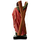 Statua Sant'Andrea croce 44 cm resina dipinta s5