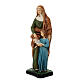 Statue of St. Anne Mary Child 30 cm painted resin s2