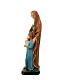 Statue of St. Anne Mary Child 30 cm painted resin s4