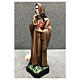 Statue Saint Antoine du Désert avec cochon 30 cm résine peinte s3