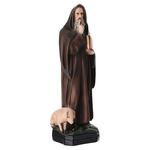 Statua Sant'Antonio Abate maiale 30 cm resina dipinta 2