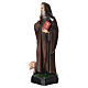 Figura Święty Antoni Wielki opat świnia 30 cm żywica malowana s3