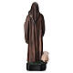 Figura Święty Antoni Wielki opat świnia 30 cm żywica malowana s4
