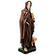 Statue Saint Antoine le Grand livre rouge 40 cm résine peinte s5