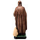 Statue Saint Antoine le Grand livre rouge 40 cm résine peinte s7