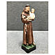 Statue of St Anthony and Child 20 cm painted resin s5