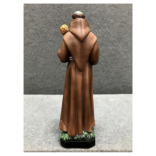 Statua Sant' Antonio gigli 25 cm resina dipinta 5