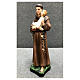 St Anthony statue with lily 25 cm painted resin s3