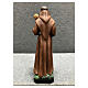 St Anthony statue with lily 25 cm painted resin s5