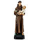 Saint Anthony statue with Child in arms 30 cm in painted resin s1