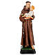 Statue of Saint Anthony, painted resin, 40 cm s1