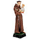 Statue of Saint Anthony, painted resin, 40 cm s2