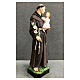 St Anthony statue with Child Jesus on book 50 cm painted resin s5