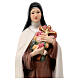 Saint Teresa of Jesus, 30 cm, painted resin statue s2