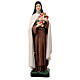 Statua Santa Teresa Bambin Gesù 30 cm resina dipinta s1