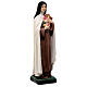 Statua Santa Teresa Bambin Gesù 30 cm resina dipinta s5