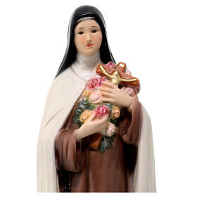 St Therese of the Child Jesus statue 30 cm painted resin