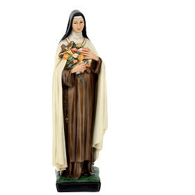 Estatua Santa Teresa Lisieux 40 cm resina pintada