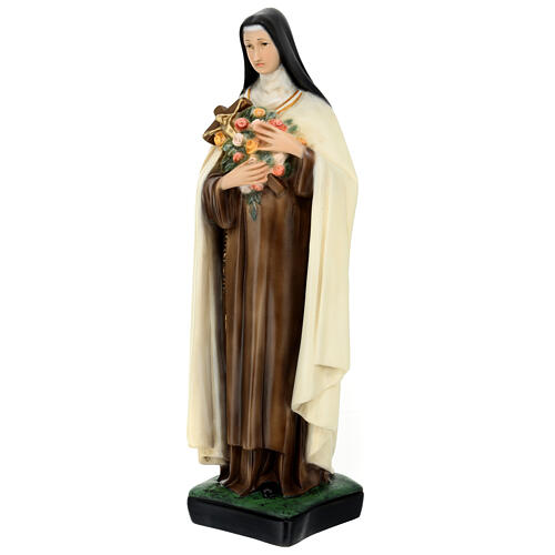 Statue Sainte Thérèse de Lisieux 40 cm résine peinte 3