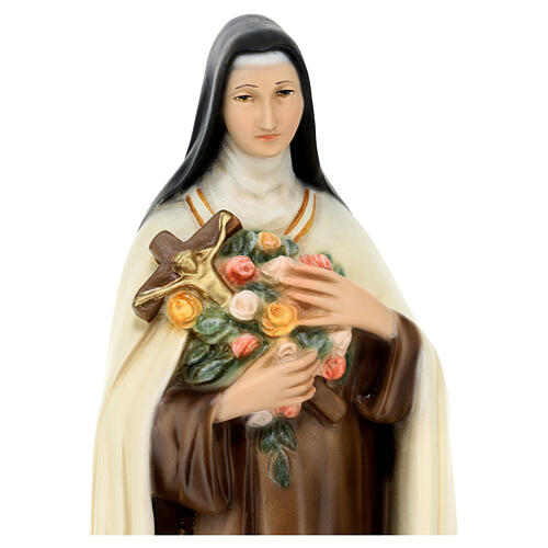 Statue Sainte Thérèse de Lisieux 40 cm résine peinte 4