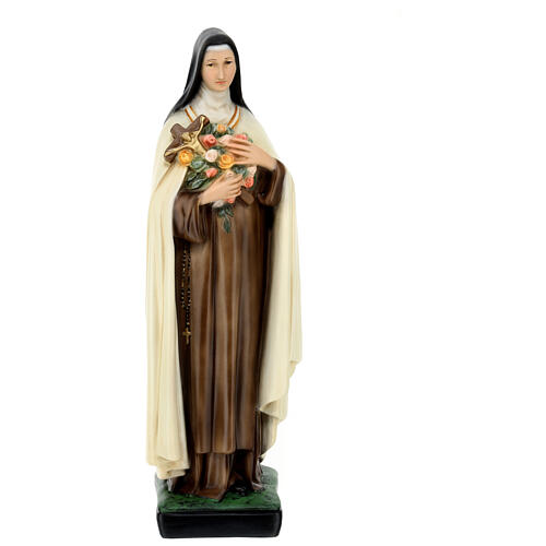 Statua Santa Teresa Lisieux 40 cm resina dipinta 1