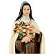 Imagem Santa Teresa de Lisieux resina pintada 40 cm s4